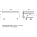 Тумба Cezares Slider SLIDER-800-1C-PI-NA-P 80 см, напольная, орех дымчатый