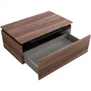 Тумба Cezares Slider SLIDER-800-1C-PI-NA-P 80 см, напольная, орех дымчатый