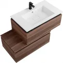 Тумба Cezares Slider SLIDER-800-1C-PI-NA-P 80 см, напольная, орех дымчатый