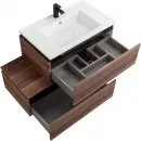 Тумба Cezares Slider SLIDER-800-1C-PI-NA-P 80 см, напольная, орех дымчатый