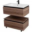 Тумба Cezares Slider SLIDER-800-1C-PI-NA-P 80 см, напольная, орех дымчатый