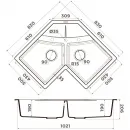 Кухонная мойка Tetogranit Omoikiri Sumi 83C-WH белый 4997174
