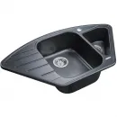 Кухонная мойка Paulmark Wiese черный металлик PM529050-BLM