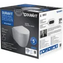 Унитаз подвесной Duravit ME by Starck 45300900A1 безободковый, с сиденьем микролифт, альпийский белый
