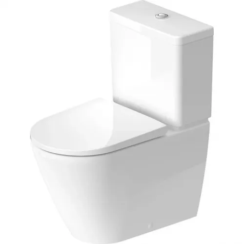 Чаша напольного безободкового унитаза Duravit D-Neo 2002090000
