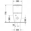 Чаша напольного унитаза Duravit ME by Starck 2170090000