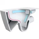 Унитаз подвесной Vitra Metropole 7672B003-1687 безободковый, с функцией биде, белый