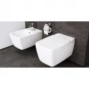 Унитаз подвесной Vitra Metropole 7672B003-1687 безободковый, с функцией биде, белый