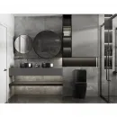 Унитаз-компакт Abber Rechteck AC1210TMB безободковый, торнадо, с сиденьем микролифт, черный матовый