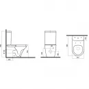 Унитаз-компакт Am.Pm Inspire C508607WH белый