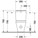 Чаша напольного унитаза Duravit DuraStyle 2156090000