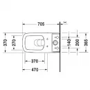 Чаша напольного унитаза Duravit DuraStyle 2156090000