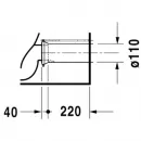 Чаша напольного унитаза Duravit DuraStyle 2156090000