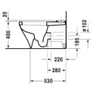 Чаша напольного унитаза Duravit DuraStyle 2156090000