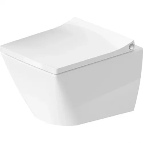 Унитаз подвесной Duravit Viu 2573090000 безободковый, альпийский белый