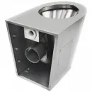 Унитаз приставной матовый хром Nofer WC 13012.S