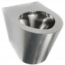 Унитаз приставной матовый хром Nofer WC 13012.S