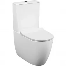 Унитаз-компакт Vitra Sento 9830B003-7203 безободковый, с сиденьем микролифт, белый