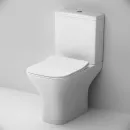 Унитаз-компакт Am.Pm Gem C908601SC безободковый, с сиденьем микролифт, белый