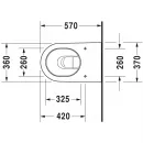 Приставной унитаз Duravit Starck 2 2128090000