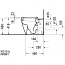 Приставной унитаз Duravit Starck 2 2128090000