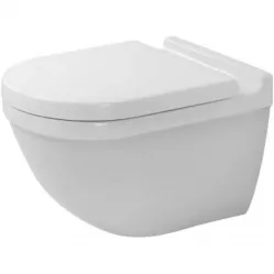 Унитаз подвесной Duravit Starck 3 2527090000 безободковый, альпийский белый