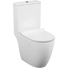 Унитаз-компакт Vitra Sento Open-Back 9830B003-7204 безободковый, с сиденьем микролифт, белый