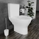 Унитаз-компакт Damixa Palace Grand 468600SC безободковый, с сиденьем микролифт, белый