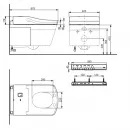 Унитаз подвесной Toto Neorest AC 2.0 CW996PVD#NW1 безободковый, белый