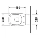 Приставной унитаз Duravit D-Code 21080900002