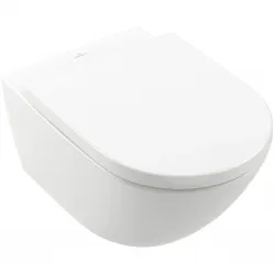 Унитаз подвесной Villeroy & Boch Subway 3.0 4670T001 безободковый, торнадо, альпийский белый