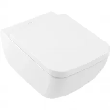 Унитаз подвесной Villeroy & Boch Collaro 4626HS01 безободковый, с сиденьем микролифт, альпийский белый