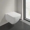 Унитаз подвесной Villeroy & Boch Collaro 4626HS01 безободковый, с сиденьем микролифт, альпийский белый