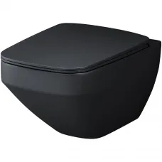 Унитаз подвесной Am.Pm Inspire 2.0 C50A1700MBSC безободковый, с сиденьем микролифт, черный матовый