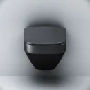 Унитаз подвесной Am.Pm Inspire 2.0 C50A1700MBSC безободковый, с сиденьем микролифт, черный матовый