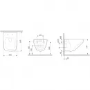 Унитаз подвесной Am.Pm Inspire 2.0 C50A1700MBSC безободковый, с сиденьем микролифт, черный матовый