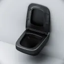 Унитаз подвесной Am.Pm Inspire 2.0 C50A1700MBSC безободковый, с сиденьем микролифт, черный матовый