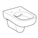 Унитаз подвесной Geberit Smyle 500.210.01.1 безободковый, белый