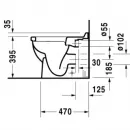 Приставной унитаз Duravit Starck 3 0124090000