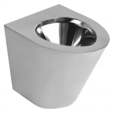 Унитаз приставной матовый хром Nofer WC 13012.M.S