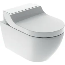 Унитаз подвесной Geberit AquaClean Tuma Comfort 146.294.11.1 безободковый, с функцией биде, альпийский белый