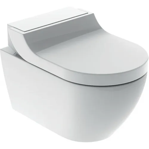 Унитаз подвесной Geberit AquaClean Tuma Comfort 146.294.11.1 безободковый, с функцией биде, альпийский белый