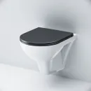 Унитаз подвесной Am.Pm Gem C901700SCmb безободковый, с сиденьем микролифт, белый