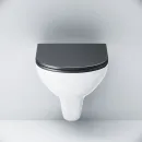 Унитаз подвесной Am.Pm Gem C901700SCmb безободковый, с сиденьем микролифт, белый