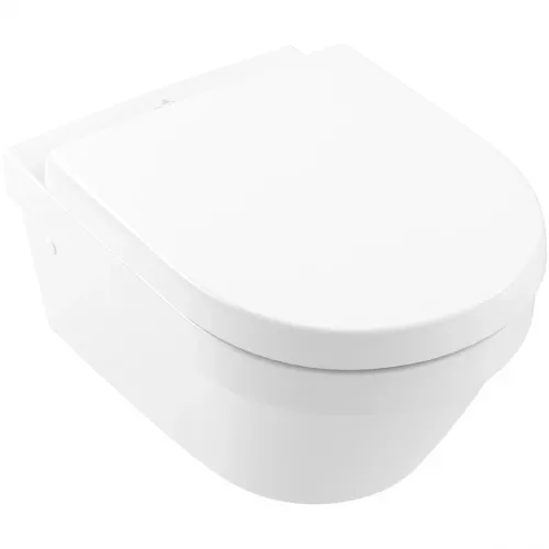 Унитаз подвесной Villeroy & Boch Architectura 4694HR01 безободковый, с сиденьем микролифт, альпийский белый