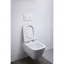 Унитаз подвесной Geberit Smyle Square 500.683.00.2 безободковый, с сиденьем микролифт, белый