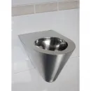Унитаз подвесной Nofer WC 13018.S нержавеющая сталь