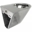 Унитаз подвесной Nofer WC 13018.S нержавеющая сталь
