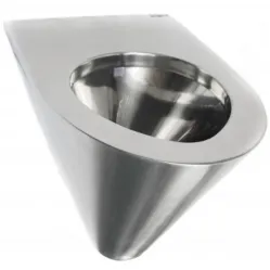 Унитаз подвесной Nofer WC 13018.S нержавеющая сталь