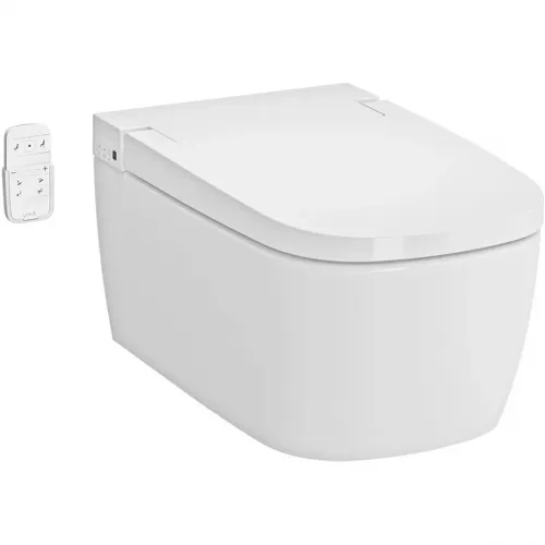 Электронный унитаз-биде подвесной VitrA V-Care Basic 5674B003-6193 безободковый, с сиденьем микролифт, белый